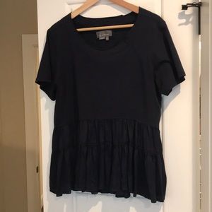 Anthropology navy top